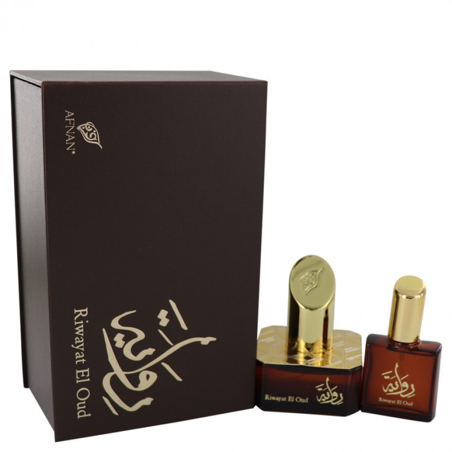 Afnan Riwayat El Oud Spray + Free .67 oz Travel EDP Spray 50 ml