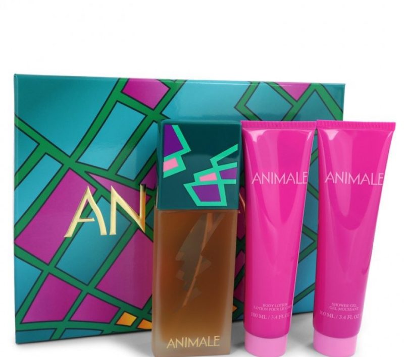 Animale ANIMALE Gift Set -- 100 ml Eau De Parfum Spray + 100 ml Shower Gel + 100 ml Body Lotion