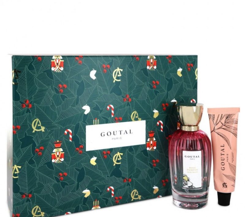 Annick Goutal Rose Pompon Gift Set -- 100 ml Eau De Toilette Spray + 38 ml Garden Hand Balm