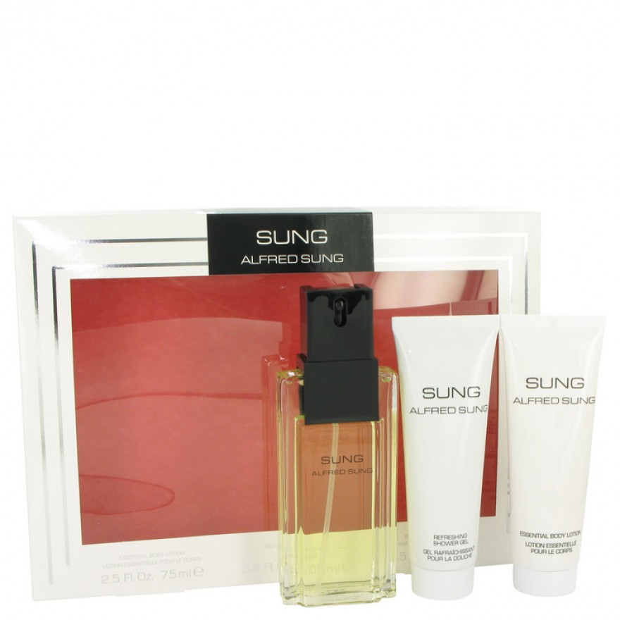 Alfred Sung Alfred SUNG Gift Set -- 100 ml Eau De Toilette Spray + 73 ml Body Lotion + 73 ml Shower Gel