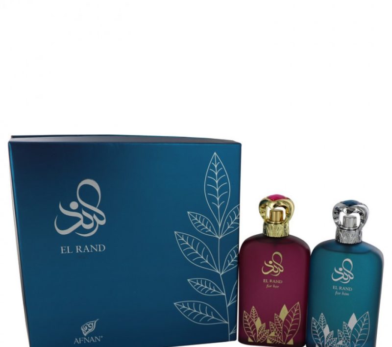 Afnan El Rand Gift Set -- El Rand Femme 100 ml Eau De Parfum Spray + 100 ml El Rand Homme Eau De Parfum Spray