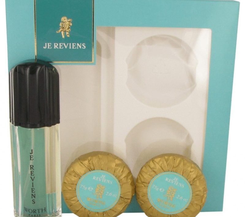 Worth je reviens Gift Set -- 50 ml eau De Toilette Spray + 2 x 76 ml Soap