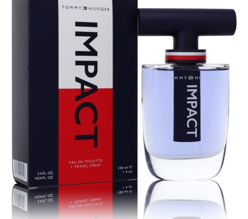Tommy Hilfiger Impact Gift Set -- 100 ml Eau De Toilette Spray + .14 oz Travel EDT Spray